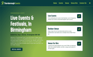 Thornborough Events Website