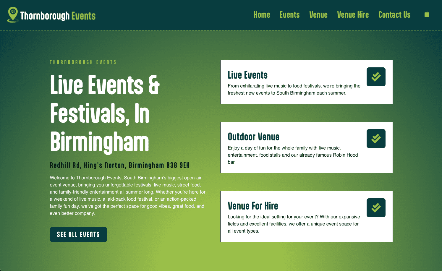 thornborough events website