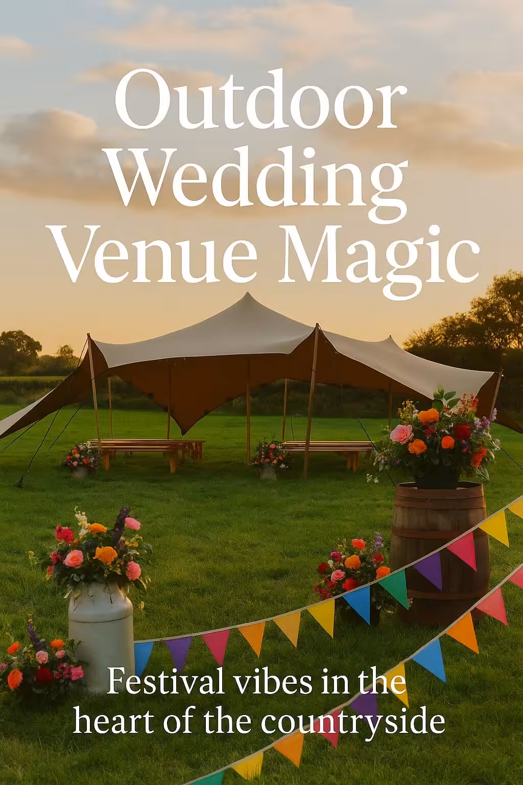 Outdoor Wedding Venue Magic at Thornborough Events