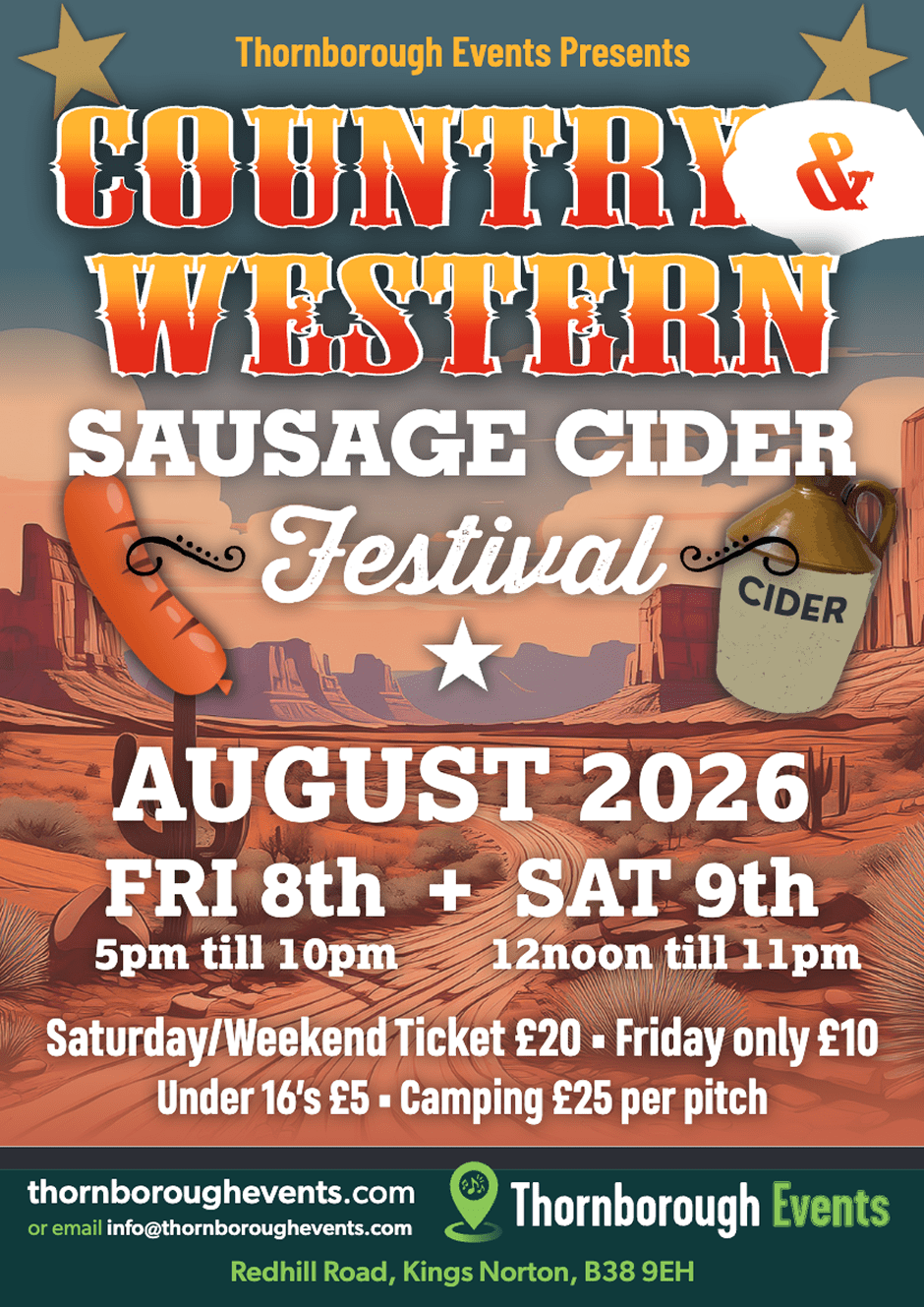 Weekend Ticket: Country & Western 2026 (Early Bird)
