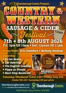 Country Western Sausage Cider 2026