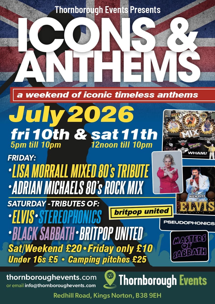 Icons & Anthems 2026 – Tickets (Early Bird)